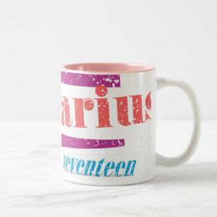 Sagittarius LtPink Two-Tone Coffee Mug