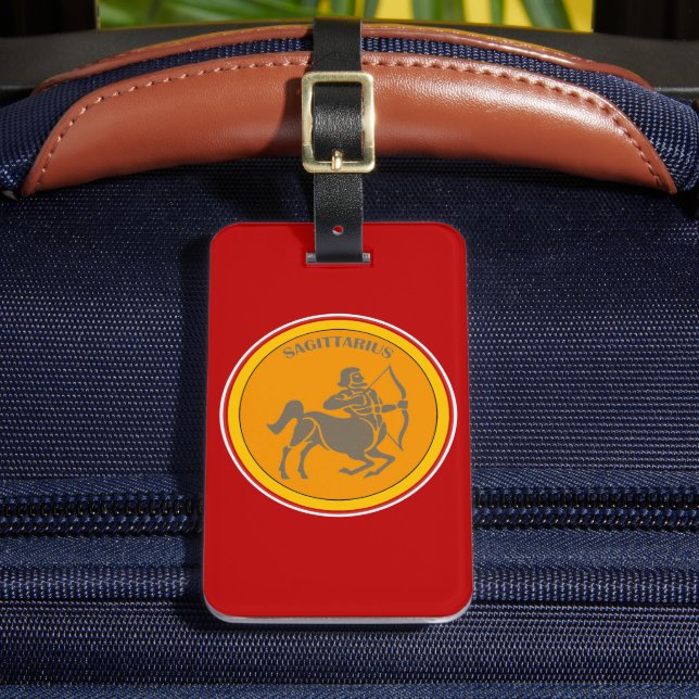 Sagittarius Luggage Tag  (Front Insitu 2)
