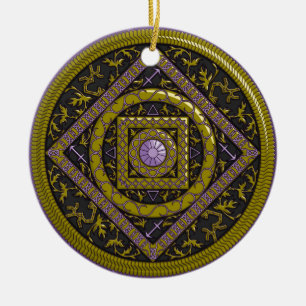 Sagittarius Mandala Ornament