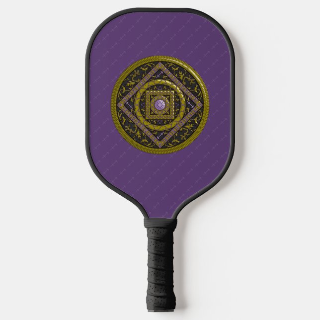 Sagittarius Mandala Pickleball Paddle (Front)