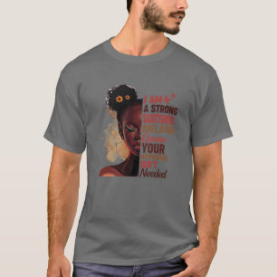 Sagittarius Melanin Queen Black Woman Black Histor T-Shirt