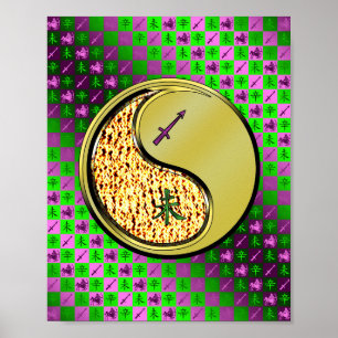 Sagittarius & Metal Goat Poster