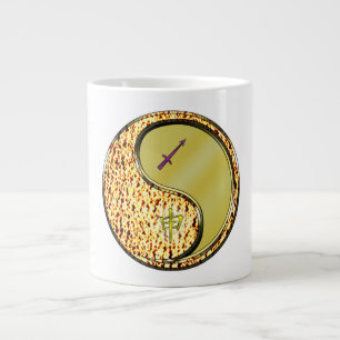 Sagittarius & Metal Monkey Large Coffee Mug