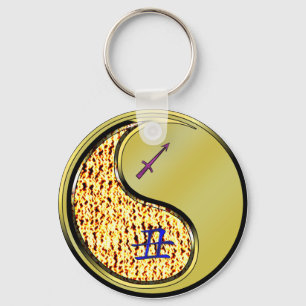 Sagittarius & Metal Ox Key Ring