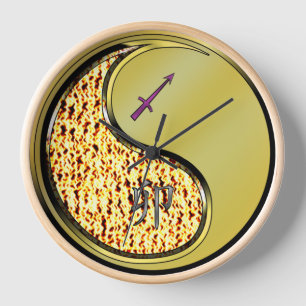 Sagittarius & Metal Rabbit Clock