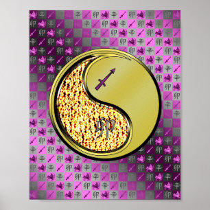 Sagittarius & Metal Rabbit Poster