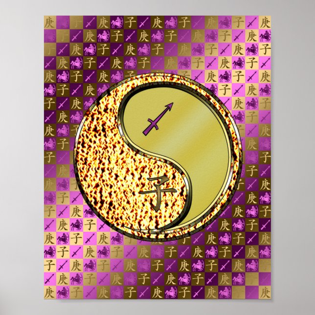 Sagittarius & Metal Rat Poster (Front)