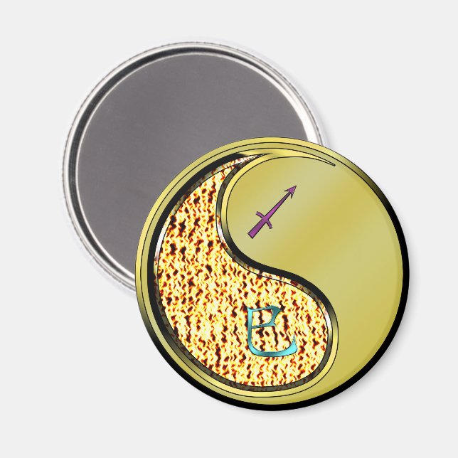 Sagittarius & Metal Snake Magnet (Front/Back)