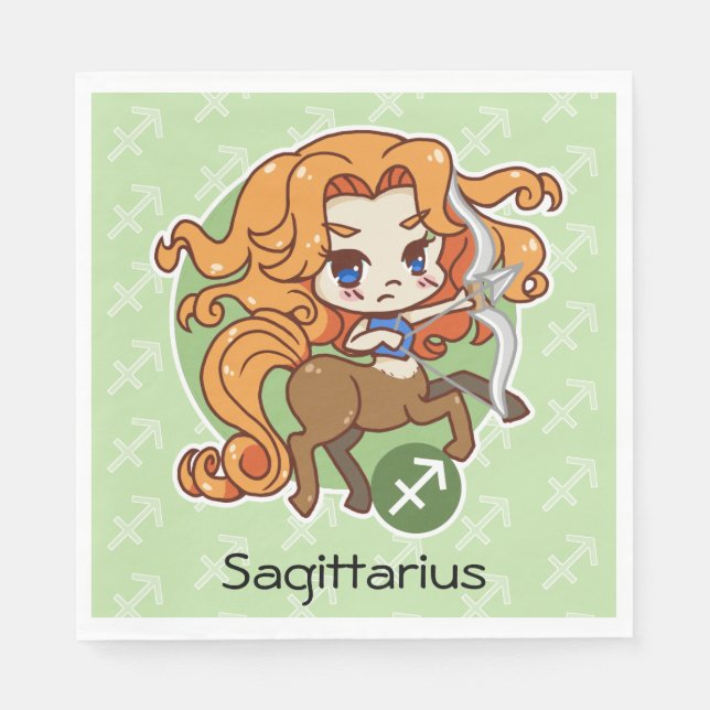 Sagittarius Napkin (Front)