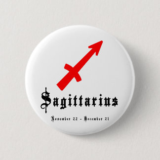 Sagittarius, November 22 - December 21 6 Cm Round Badge