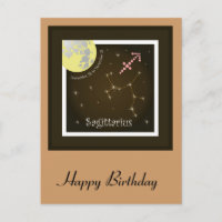 Sagittarius November 23 to December 21 Postkarte