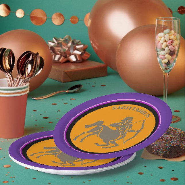 Sagittarius Paper Plate (Multi)