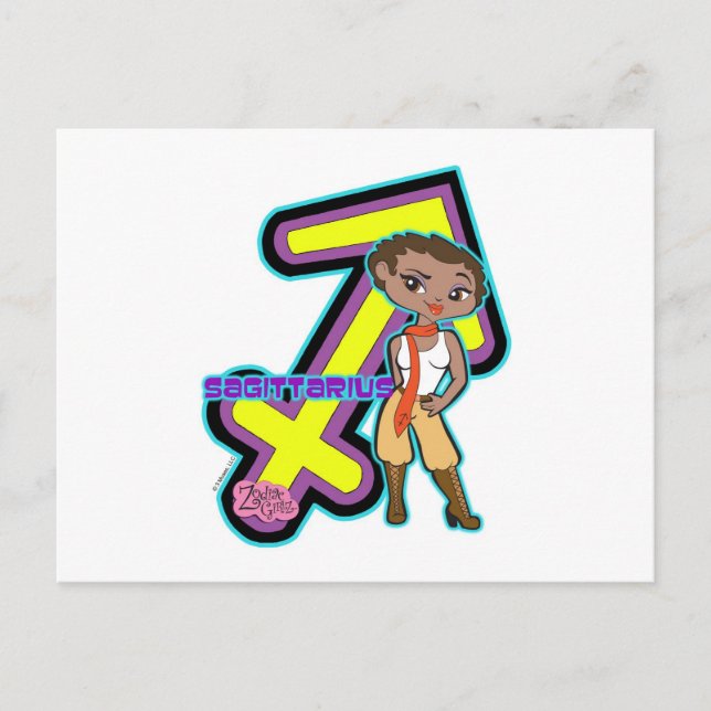 Sagittarius Postcard (Front)