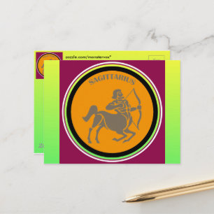 Sagittarius Postcard