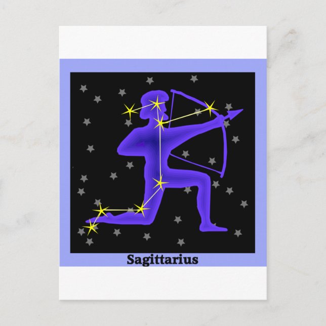 Sagittarius Postcard (Front)