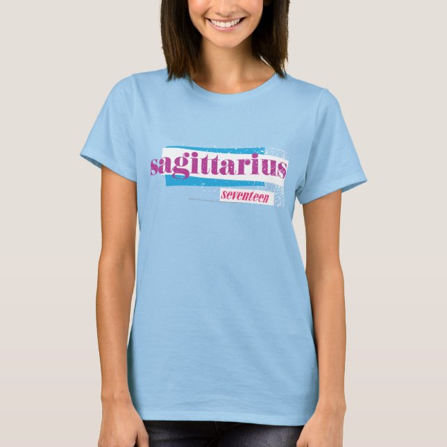 Sagittarius Purple T-Shirt (Front)