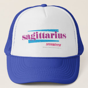 Sagittarius Purple Trucker Hat