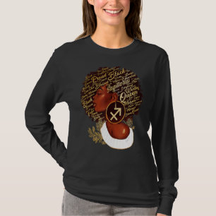 Sagittarius Queen Sweet As Candy Birthday For Blac T-Shirt