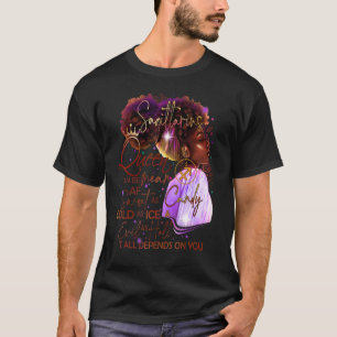 Sagittarius Queen Sweet As Candy Birthday For Blac T-Shirt
