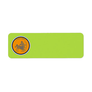 Sagittarius Return Address Label