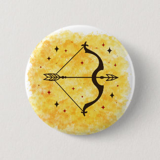 Sagittarius Sign 6 Cm Round Badge