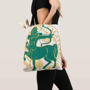 Sagittarius Sign of the Zodiac on a Tote Bag