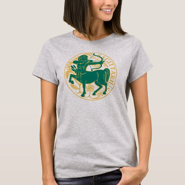 Sagittarius Sign of the Zodiac T-Shirt (Front)