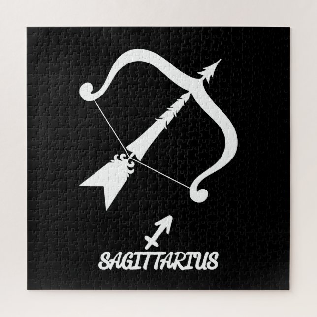 Sagittarius Silhouette Jigsaw Puzzle (Vertical)