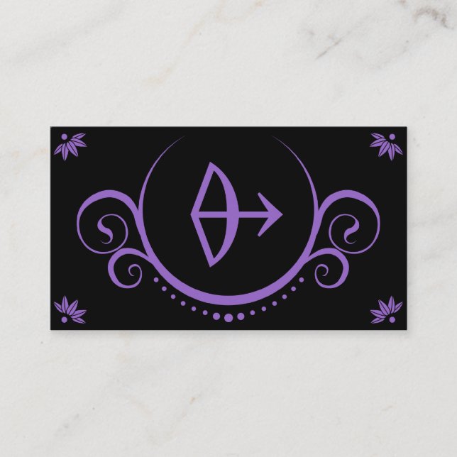 sagittarius sophistications business card (Front)