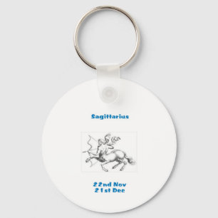SAGITTARIUS STAR SIGN KEY RING