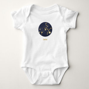 Sagittarius star sign zodiac baby bodysuit