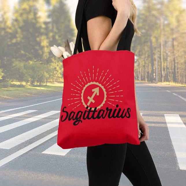 Sagittarius Starburst Symbol  Tote Bag (Creator Uploaded)