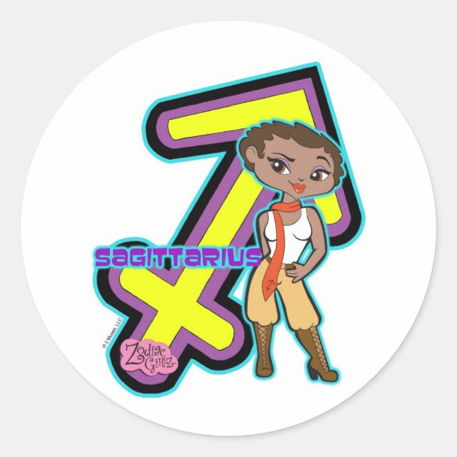 Sagittarius Stickers (Front)