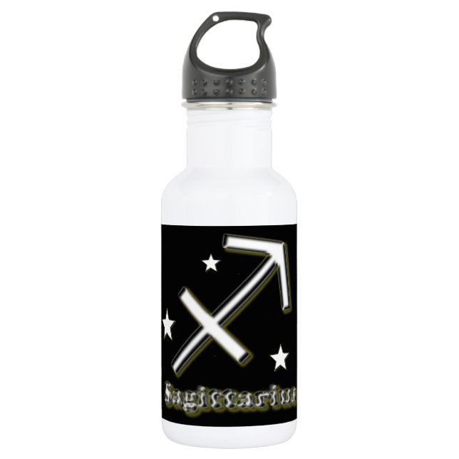 Sagittarius symbol 532 ml water bottle (Front)