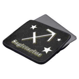 Sagittarius symbol laptop sleeve