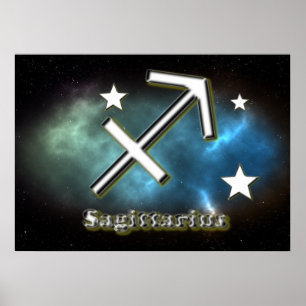 Sagittarius symbol poster