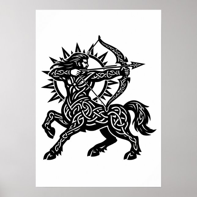 Sagittarius — The Archer by BurnsInHell Poster (Front)