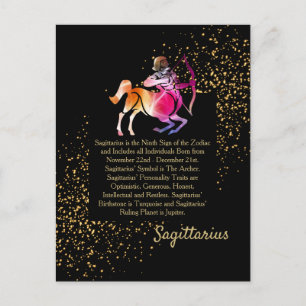 Sagittarius the Archer Postcard