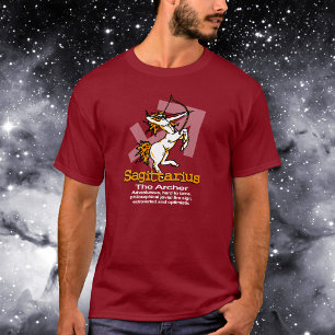 Sagittarius The Archer zodiac astrology t-shirt