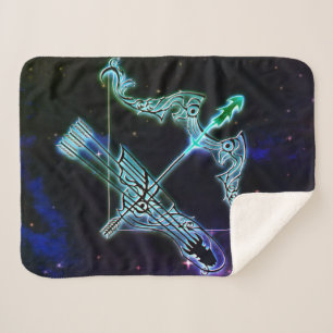 sagittarius the archer zodiac blanket