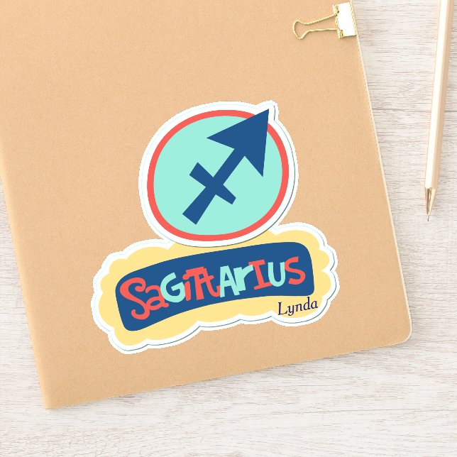 Sagittarius the Archer Zodiac Contour (Notebook)
