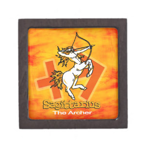 Sagittarius The Archer zodiac fire gift box