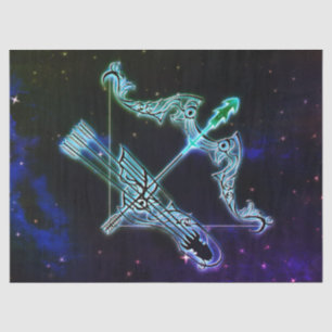 sagittarius the archer zodiac tissue paper