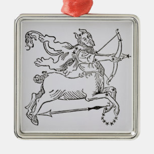 Sagittarius (the Centaur) an illustration from the Metal Tree Decoration