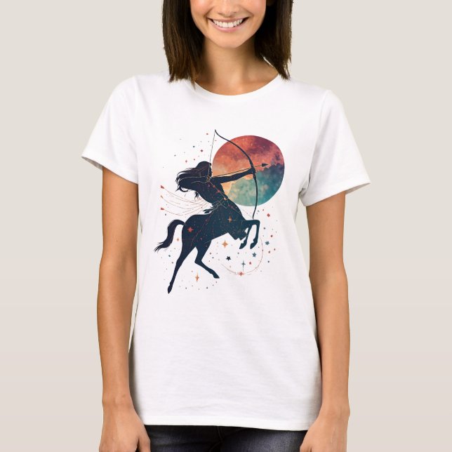 Sagittarius – The Cosmic Archer T-Shirt (Front)