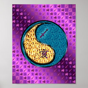 Sagittarius & Water Boar Poster