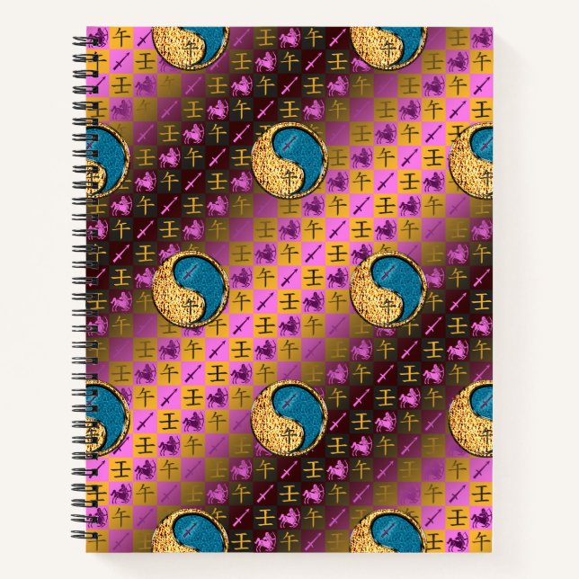 Sagittarius & Water Horse Notebook (Front)