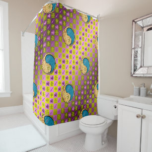 Sagittarius & Water Monkey Shower Curtain