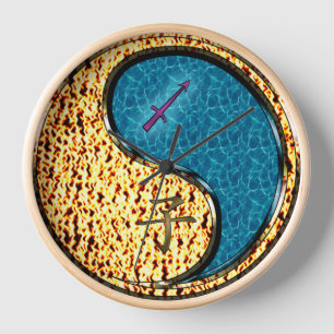 Sagittarius & Water Rat Clock