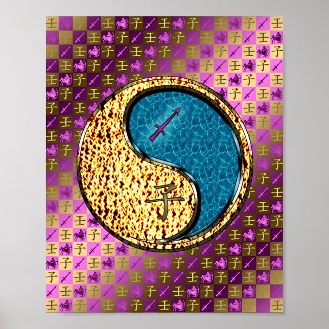 Sagittarius & Water Rat Poster (Front)